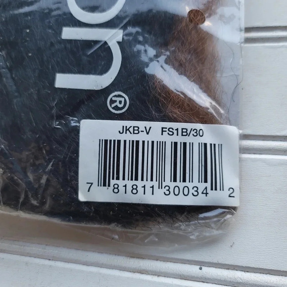 Jumbo Kaneka Braid, 100% Kanekalon color 1B black Vivica Fox Collection FS 1B 30 - Picture 8 of 15